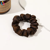 Black Elegant Hair Tie Women Simple Small Intestine Hair Bands High Elastic Comfortable Ponytail Hair Accessories Wholesale