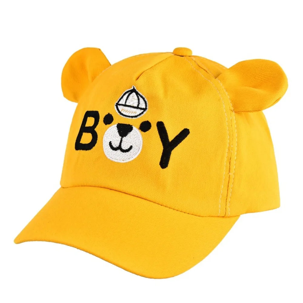 Spring Summer Cartoon Baby Baseball Cap Kids Boys Girls Sun Hat Outdoor Toddlder Children Adjustable Cap Peaked Caps
