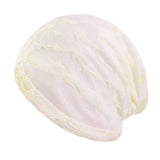 Unisex Men Women Beanie Cotton Night Sleep Cap Bonnet Chemo Hat Headwear Turban Baggy Hair Care Nightcap Pullover Hat Solid Colo