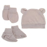 Newborn Hat+Gloves+Socks Set for Baby Boy Girl Cotton Baby Beanie Fall Casual Photography Props Soft Headwear Infant Nightcap