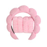3 件套时尚 Microfiber Washing Wristbands Scrunchies Puffy Headband Spa Bubble Headband for Washing Face Makeup Shower Skincare