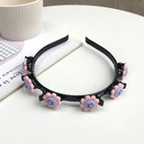 Braided Hair Bands for Girls Hair Hoop Headwear Female Flower Love Fruit Headwear Women New Fashion Hair Accessories