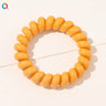 High Elasticity Telephone Coil Hairbands Women Spiral Hair Ties Girls Hair Rings Rope Solid Color Hair Accessories Gum Scrunchy