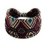 Women Hair Bands Headband Bohemian Sports Run Bandage Elastic Girl Wide Headband Print Wide Headwrap Headpiece Hairband Ladies