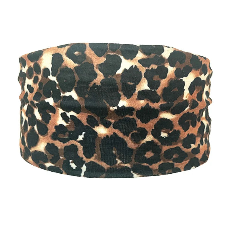 Boho Headbands For Women Fashion Wide Headscarf Bohemian Yoga  Workout Head Bands Hair Accessories Band