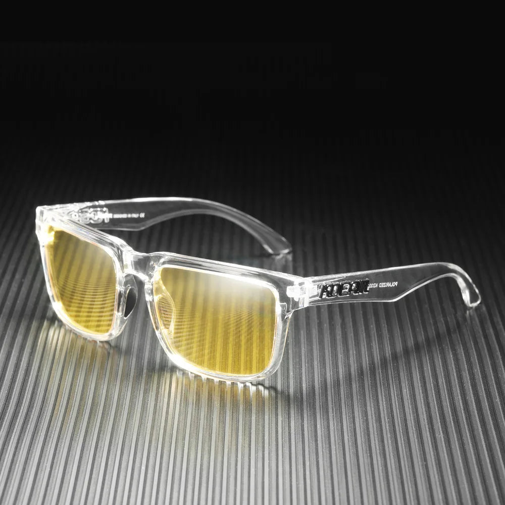 KDEAM Oversized Sunglasses Polarized Photochromic Lenses Night Vision Goggles Designed For Both Men And Women Large Glasses