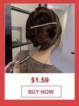 Retro S Shape Ponytail Twist Hair Clips New Fashion Multi-colour Twisted Hollow Out Shark Clips Headdress Hair Accessories Gift