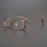 Exquisite Titanium Handmade Glasses Frame Mens Women Retro Square Spectacle Frames Eyeglasses Japanese Design Oval Round Eyewear