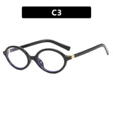 Oval Small Frame Retro Female Korean Plain Glasses Anti-blue Light Eyeglasses Eye Protection Ladies Optical Spectacle Eyeglass