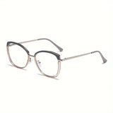 1 pair of new color-changing anti-blue light glasses, fashionable and personalized women's glasses, effectively block blue light
