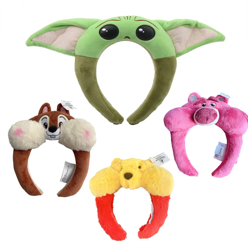 Mickey Minnie Ears Headband Cartoon Animal Plush EARS COSTUME Hallowmas Headband Cosplay Plush Gift Doll Girls Party Hair band