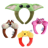 Mickey Minnie Ears Headband Cartoon Animal Plush EARS COSTUME Hallowmas Headband Cosplay Plush Gift Doll Girls Party Hair band