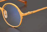 53160 Retro round pure titanium handmade glasses frame men and women irregular high-end optical frames