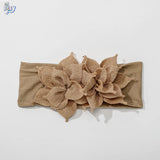 Newborn Baby Girl Headbands Baby Elastic Hair Band Head Flower Toddler Headband Cute Headwear Kids Accessories Nylon Hairban
