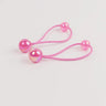 2pcs/lot Ponytail Ball Hair Ties For Girls Elastics Hairband Colorful Twin Bead Pom Balls Hair Rope Kids Hair Accessories