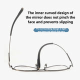 Classic Desgin Pure TitaniumDouble Bridge Glasses Men Optical Frame Luxury Ultra Light Eyegalsses Frames Myopia Eyewear Frame