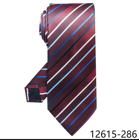 100% Silk Brand Purple Tie Men Necktie High Quality Mix Colors Silk 7.5 cm Gravatas Accessories Wedding April Fool's Day