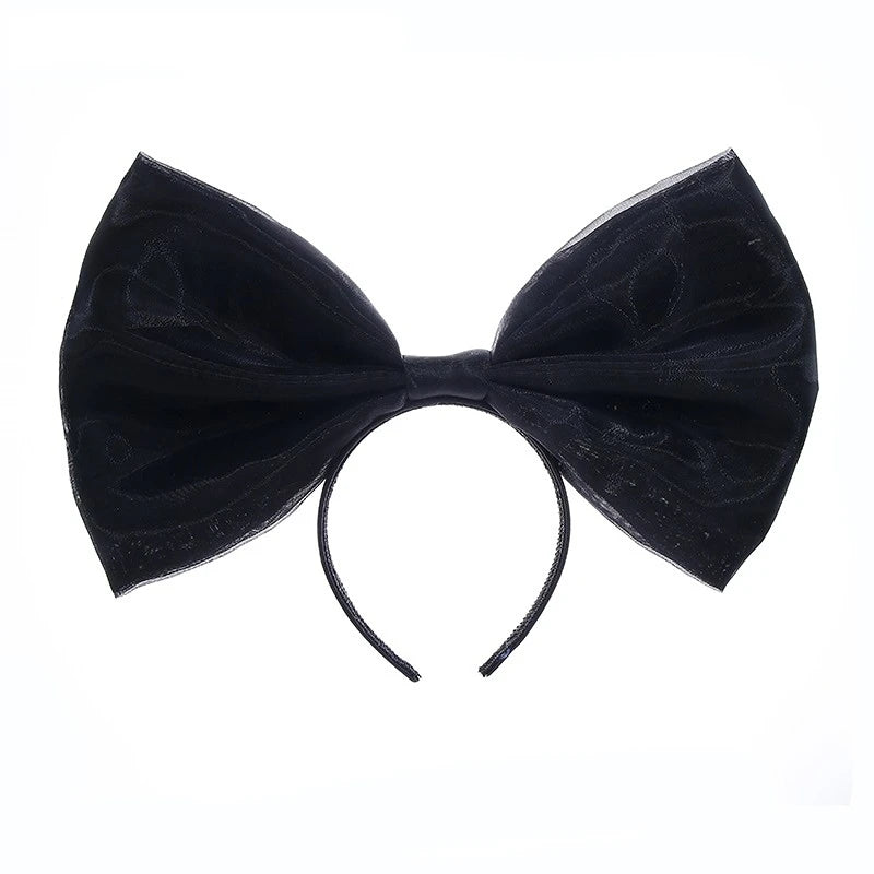 Bow Headband Bowknot Hair Bands Women Party Decoration Cosplay Costume Headwear Headpiece Birthday  Accessories Halloween