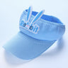 2023 New Kids Sun Hats Children Summer Visors Cute Rabbit Wings Bunny Hat Summer Hat for Kids Boys Girls Hats 3-12years Old