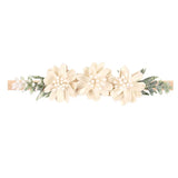 Baby Headband Flowers For Girls Cute Elastic Floral Hair Bands Newborn Toddler Headwear Nylon Headbands Kids Hair Accessories
