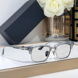 Popular Sunglasses Titanium Acetate Fashion Eyeglasse Frame Men Square Retro High Quality Women Luxury Brand Designer Glasses