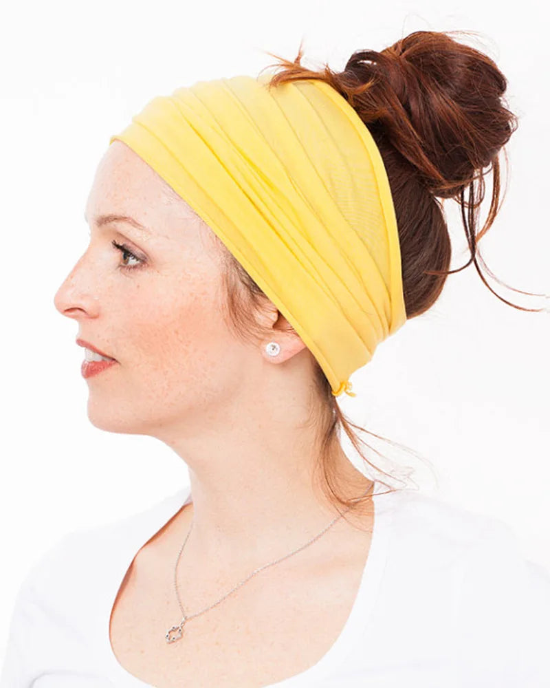 Summer Sports Yoga Headbands for Women Simple Adjustable Men Running Absorb Sweat Elastic Hair Bands Solid Headband Wholesale