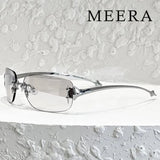 Luxury Brand Designer Fashion GM Titanium Half frame Sunglasses Men Driving Sun Glasses Goggles Shades UV400 Eyewear Glitt