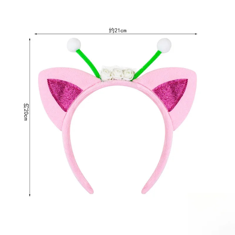 Creative Cartoon Gabby Dollhouse Headbands Children Fashion Headwear Girls Cute Sweet Headdres Creative Cosplay Accessories Gift