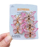 5PCS Sweet Stereoscopic Color Gradient Cute Baby Hairpins Kids Hair Clips Children Headwear Princess Barrette Girls Accessories