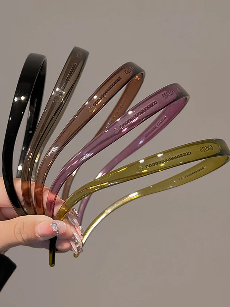Toothed Headband Sunglasses Shaped Headband Transparent Non-slip Hair Hoop Hairstyle Fixing Tool Hair Accessories Hairband