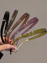 Toothed Headband Sunglasses Shaped Headband Transparent Non-slip Hair Hoop Hairstyle Fixing Tool Hair Accessories Hairband