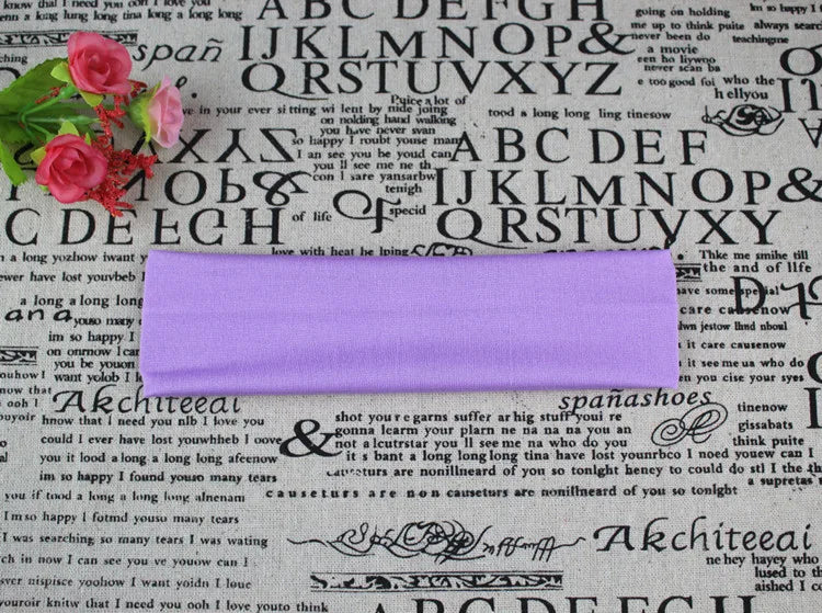 Fashion Sports Headbands for Women Solid Elastic Hair Bands Running Fitness Yoga Hair Bands Stretch Makeup Hair Accessories Hot