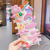 New In Sweet Candy Cartoon Elements Hair Accessories For Girls Kids Cute Hairpins Child Headdress