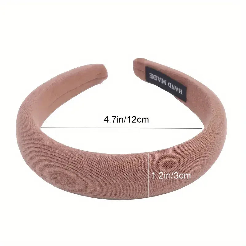 New Fashion Women's Thick Sponge Headband Wide Brim Hairband Elegant Headband Makeup Face Wash Headband Fashion Hair Accessories