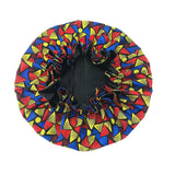Double Layer Silky Satin Bonnet Women Sleeping Cap Large Reversible Satin Linned Night Sleep Headwrap Hat Hair Wrap Accessories