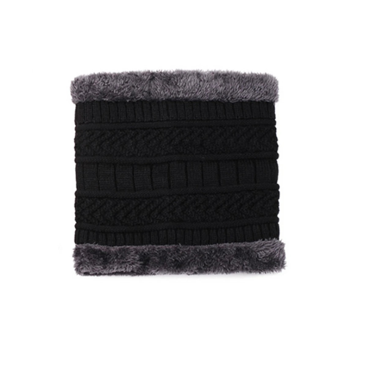 3pcs/Set Warm Plush Lined Knit Beanie, Scarf & Gloves Set, Winter Accessories