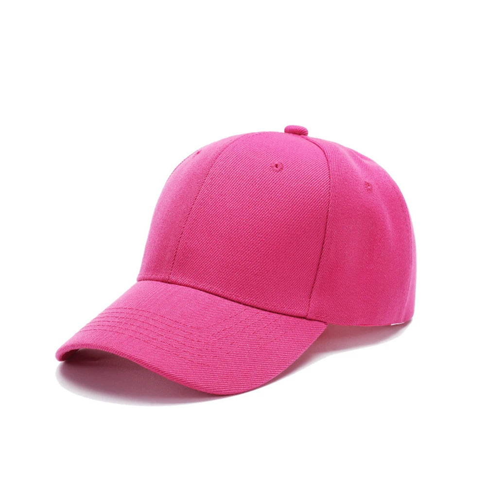 Fashion Candy Color Kids Baseball Cap Sun Protection Boy Girls Hat Adjustable Travel Children Baseball Cap Baby Summer Sun Hat
