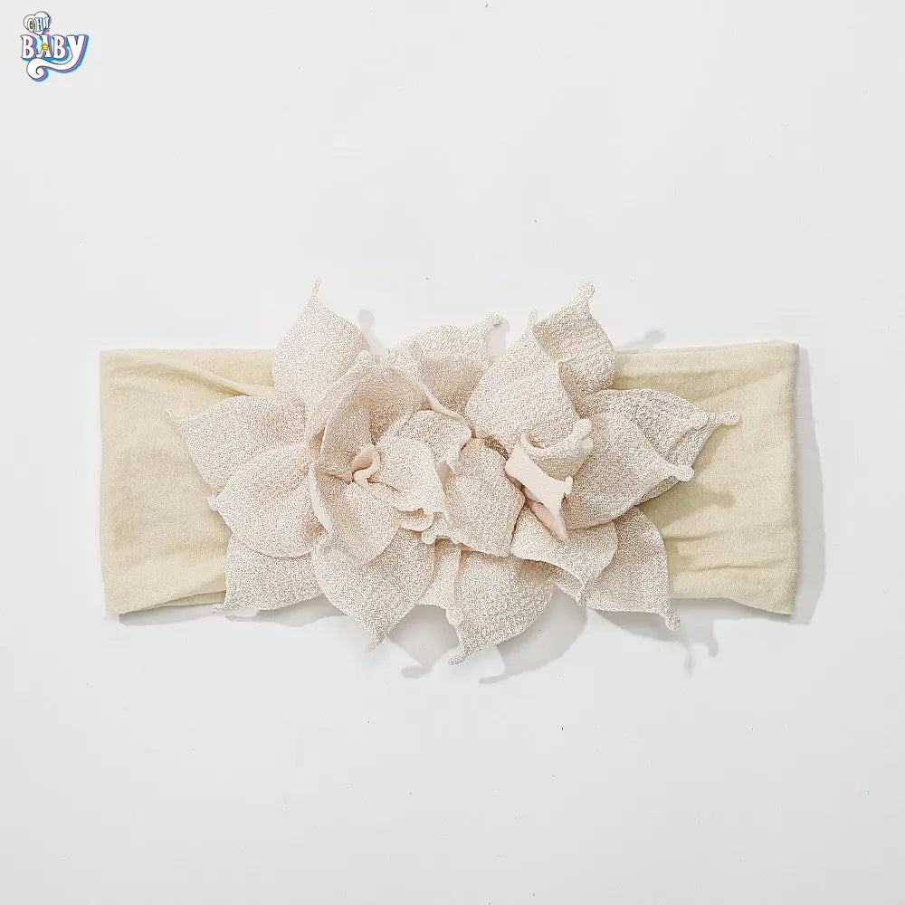 Newborn Baby Girl Headbands Baby Elastic Hair Band Head Flower Toddler Headband Cute Headwear Kids Accessories Nylon Hairban