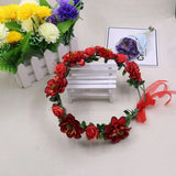 Headband Fashion Headdress New Hair Hoop Bride Wedding Floral Tiara Headband Women Headwear Flower Crowns Headband Rose Flower
