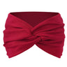 Women Solid Color Super Wide Headband Twisted Criss Cross Elastic Hairband Yoga Running Sports Non Slip Sweat Hair Accessories