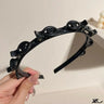 Fashion Women Girls Non-Slip Hair Bands With Clips Double Layer Headbands Hairstyle Bezel Hair Hoop Hair Accessories Headwear