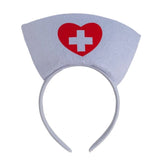 Nurse Hat Headbands Halloween Headbands Hair Accessories for Girls and Womens Holiday Party Headwear