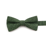 High Quality Mens Solid Color Bowtie Set For Men Children Wedding Party Dinner Accessory Pink Orange Father-son Bow Tie Gift