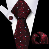 Men Neckties Tie Classic Handkerchiefs Plaid Necktie Cufflinks For Men Blouse Business Wedding Accessories Woman Collar Man Gift