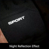 Men Winter Waterproof Cycling Gloves Outdoor Sports Ski Running Motorcycle Touch Screen Fleece Gloves Non-Slip Warm Full Fingers
