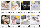 Nearsighted Eyewear Blue Light Blocking Glasses Comfortable Fashionable Eye Glasses -100 To -600