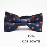 53 Color Children's Bow Tie Fashion Jacquard Baby Neckties Tie Baby Kid Kids Classical Pet Striped Butterfly Elastic Cord BowTie