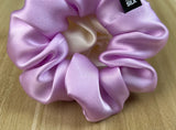 100% Mulberry Silk Hair Scrunchies Elastic Rubber Band Hair Ties Big Large Gum Ropes Ponytail Holders for Women Girls 19 Momme