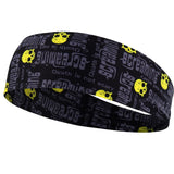 Men Women Sport Headband Skull Ghost Sweat Bandage Elastic Tennis Yoga Gym Headwear Fitness Running Sweatband Hair Accessories