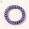High Elasticity Telephone Coil Hairbands Women Spiral Hair Ties Girls Hair Rings Rope Solid Color Hair Accessories Gum Scrunchy